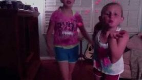 Alicia and Chloe dancing & singing to Britt Nicole