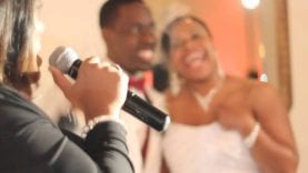 Kim Burrell surprises the Wedding reception | Sweeter
